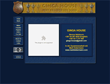 Tablet Screenshot of gingahouse.com